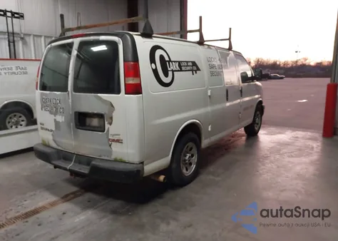 2009 GMC Savana G1500 z USA, uszkodzony, nr VIN 1GTFG154391148738